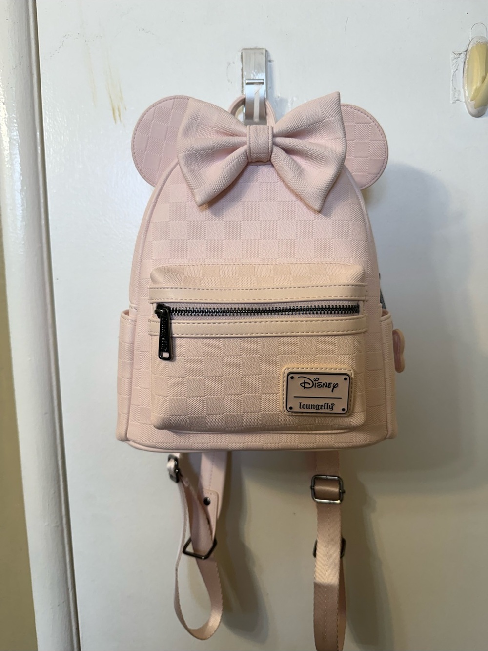 Loungefly Blush Pink Minnie Bow Mini Backpack
